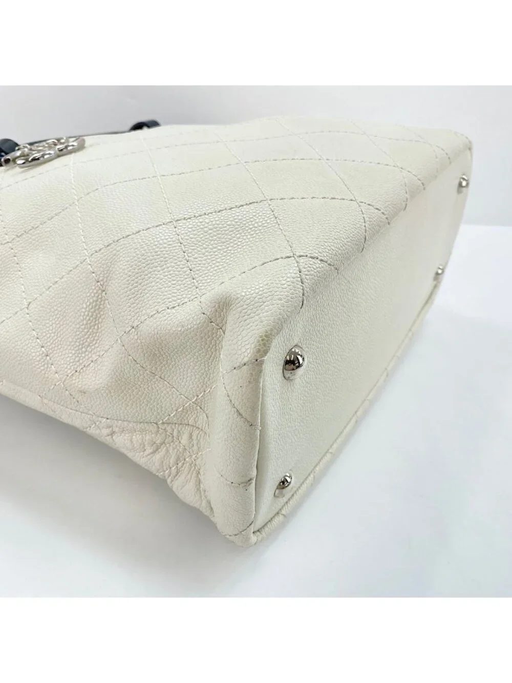 Chanel Tote Quilted White